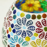 Keya Multi Colour Recycled Glass Tealight Holder