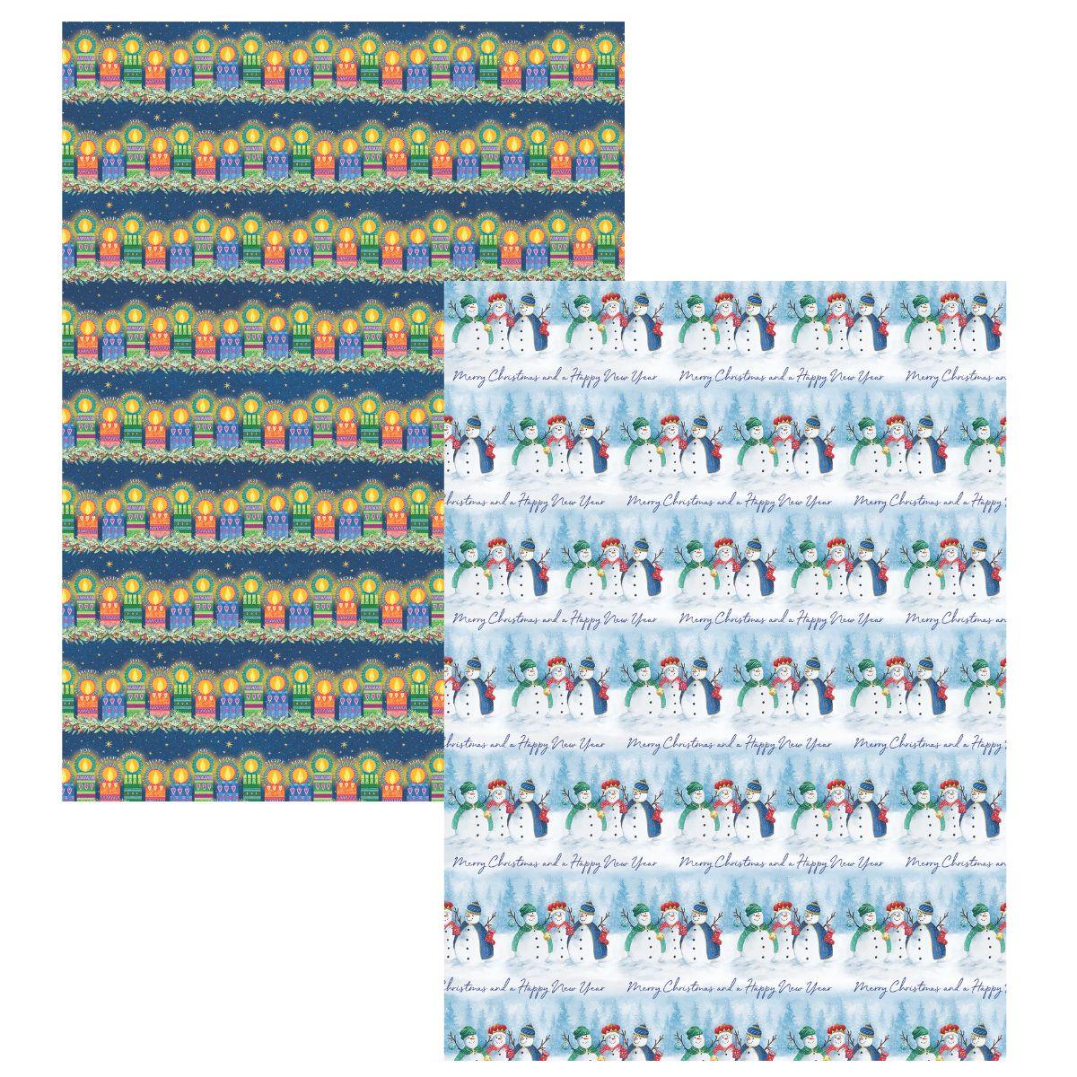 Snowkings and Candlelight Gift Wrap - The Leprosy Mission Shop