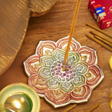 Rainbow Mandala Incense Holder