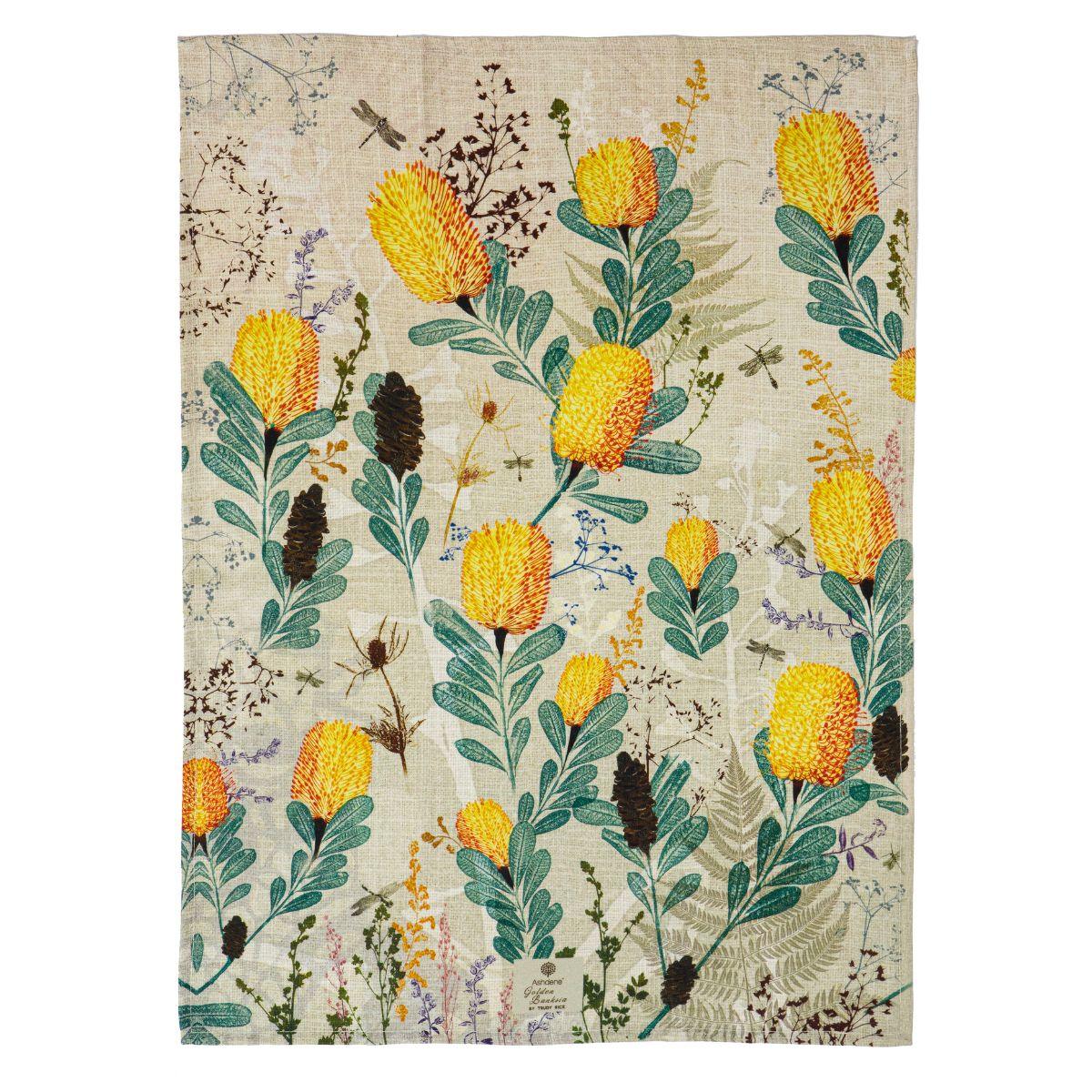 Golden Banksia 2pk Kitchen Towel