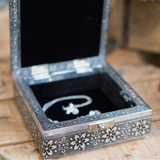 Silver Elephant Jewellery Box