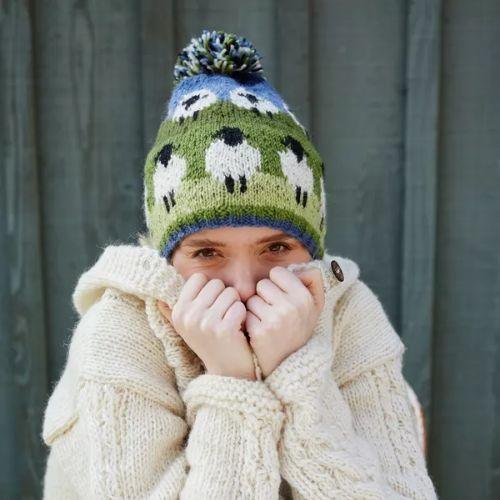 Flock of Sheep Bobble Beanie