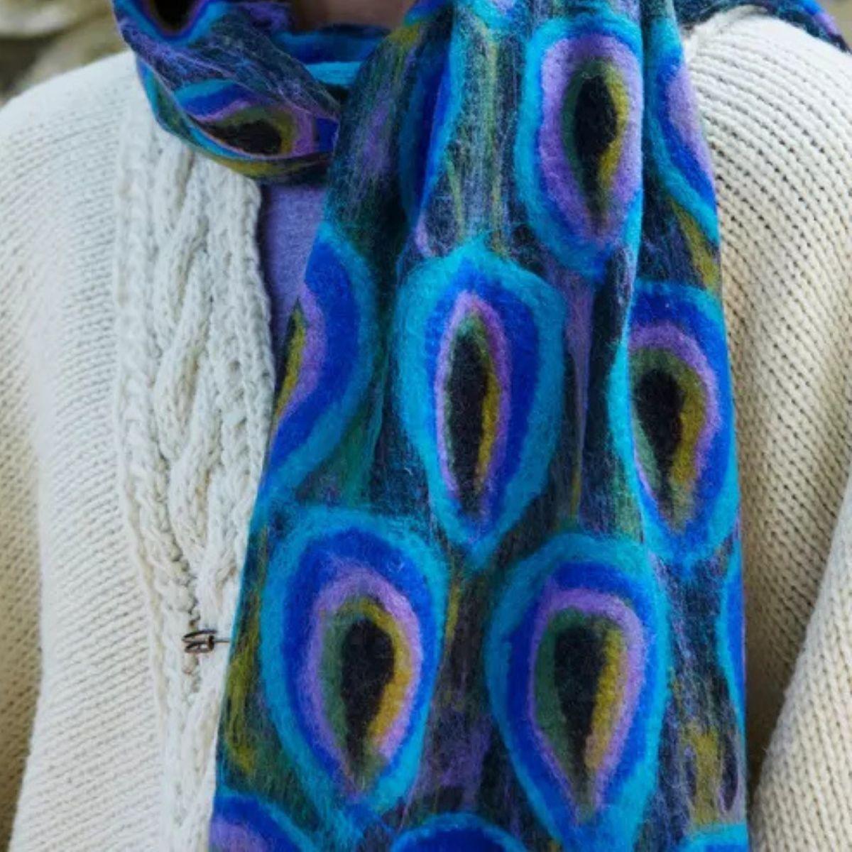 Peacock Scarf