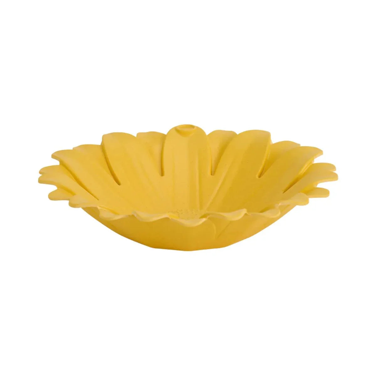 Bamboo Bird Bath - Sunflower Yellow