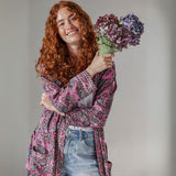 Pink Floral Paisley Dressing Gown - The Leprosy Mission Shop