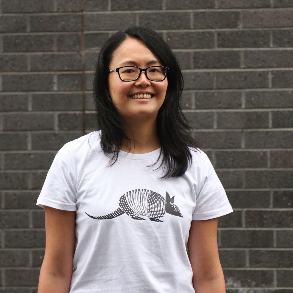 Armadillo 150 year Tshirt- Womens - The Leprosy Mission Shop