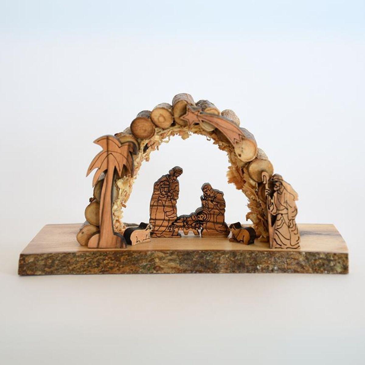 Wooden Nativity Scene - The Leprosy Mission Shop