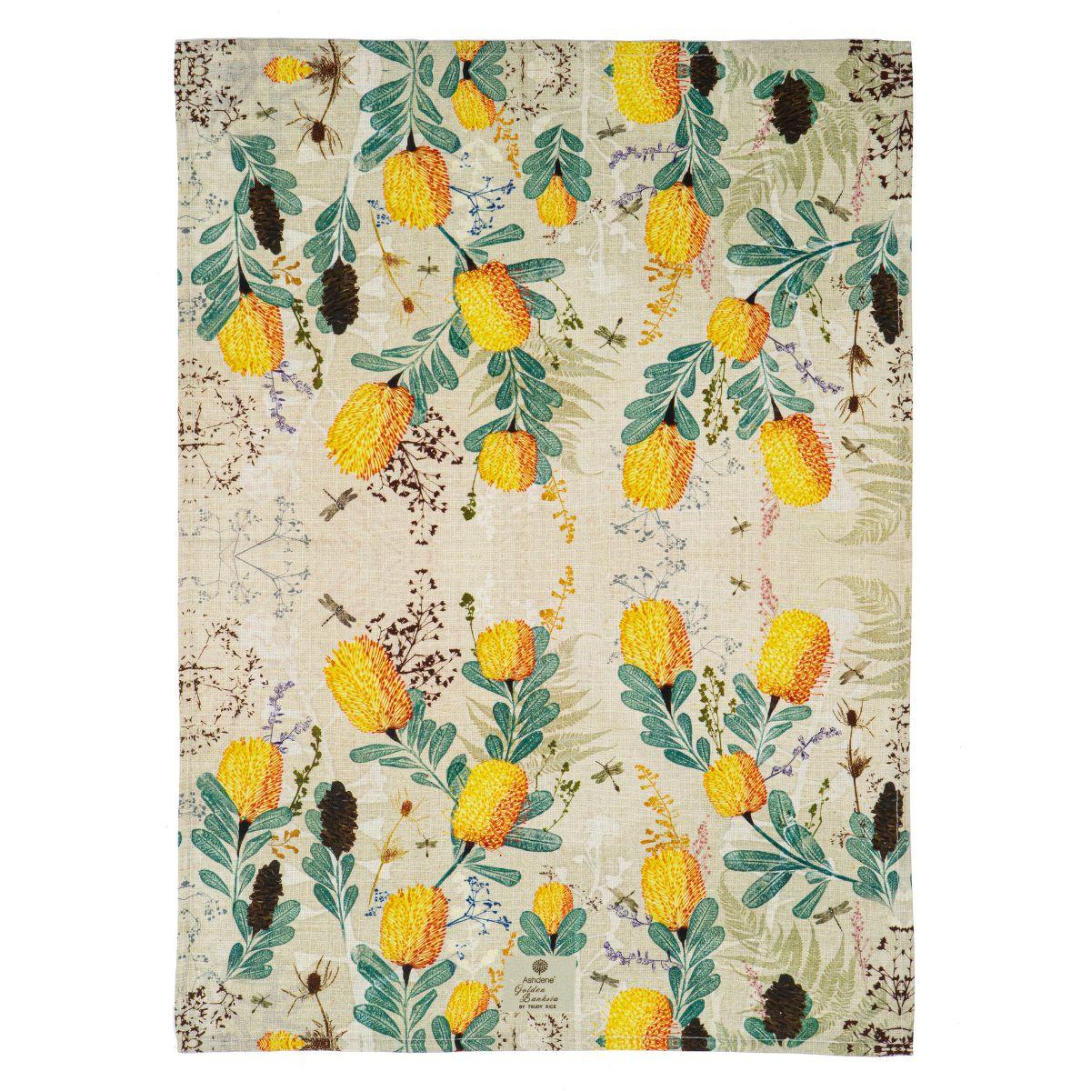 Golden Banksia 2pk Kitchen Towel
