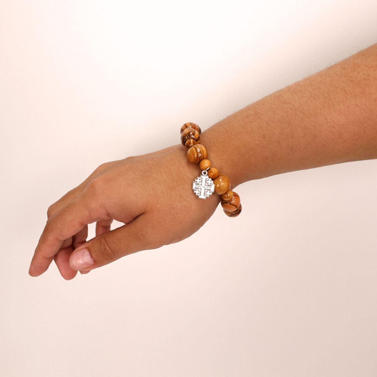 Olive Wood Rosary Bracelet