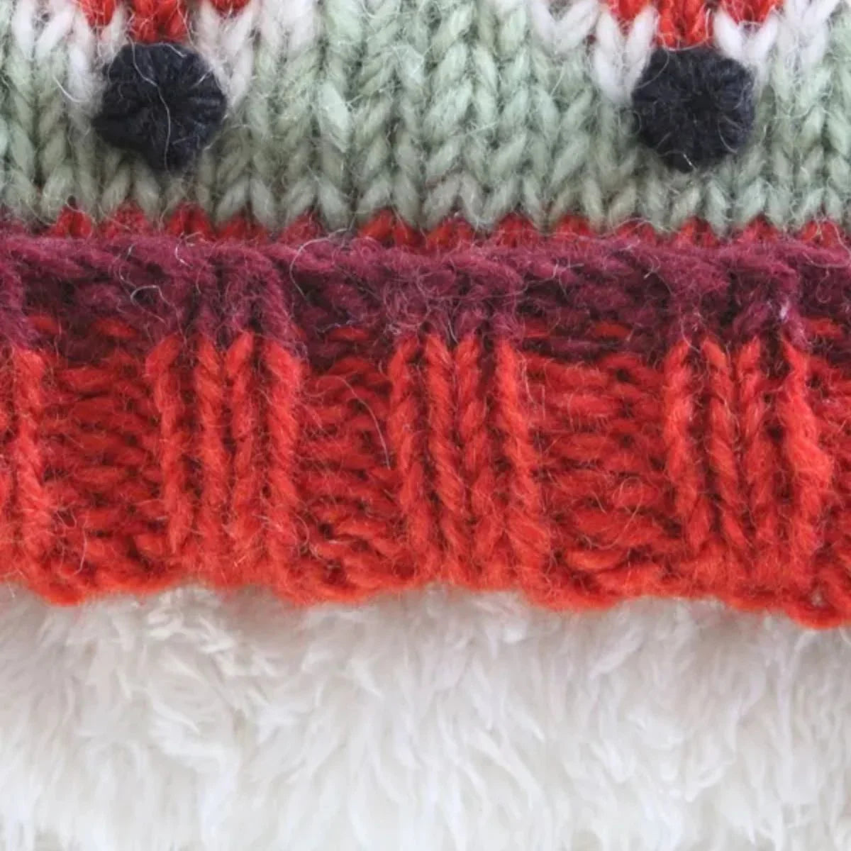 Kids Animal Bobble Hat - Fox