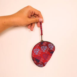 Batik Zip Clutch