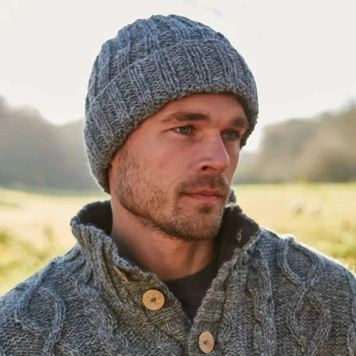 Shetland Roll Back Beanie
