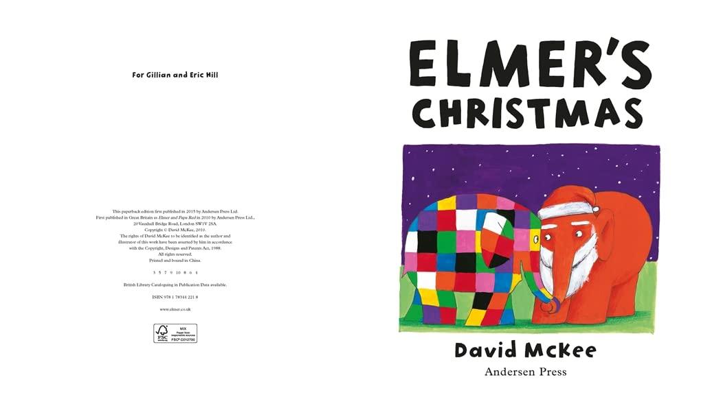 The Elmer Christmas Book Collection