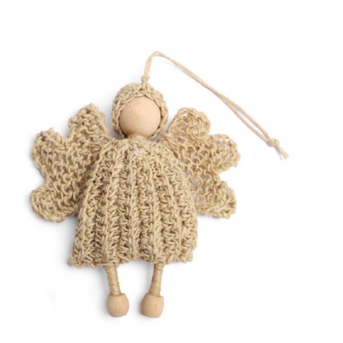 Hemp Angel Ornament - The Leprosy Mission Shop