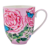 Cabbage Roses Mug & Coaster Set