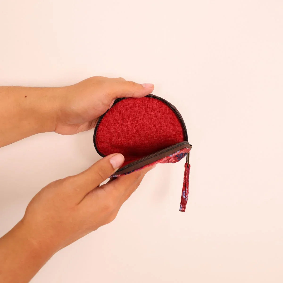 Batik Zip Clutch