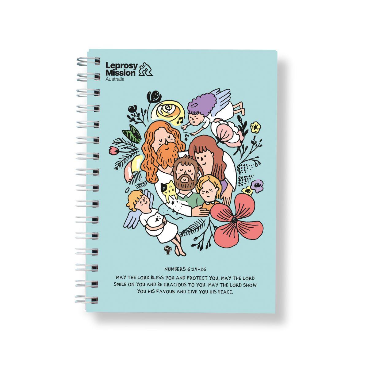 Blessed Spiral Notepad - The Leprosy Mission Shop