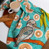 Kookaburra Tea Towel