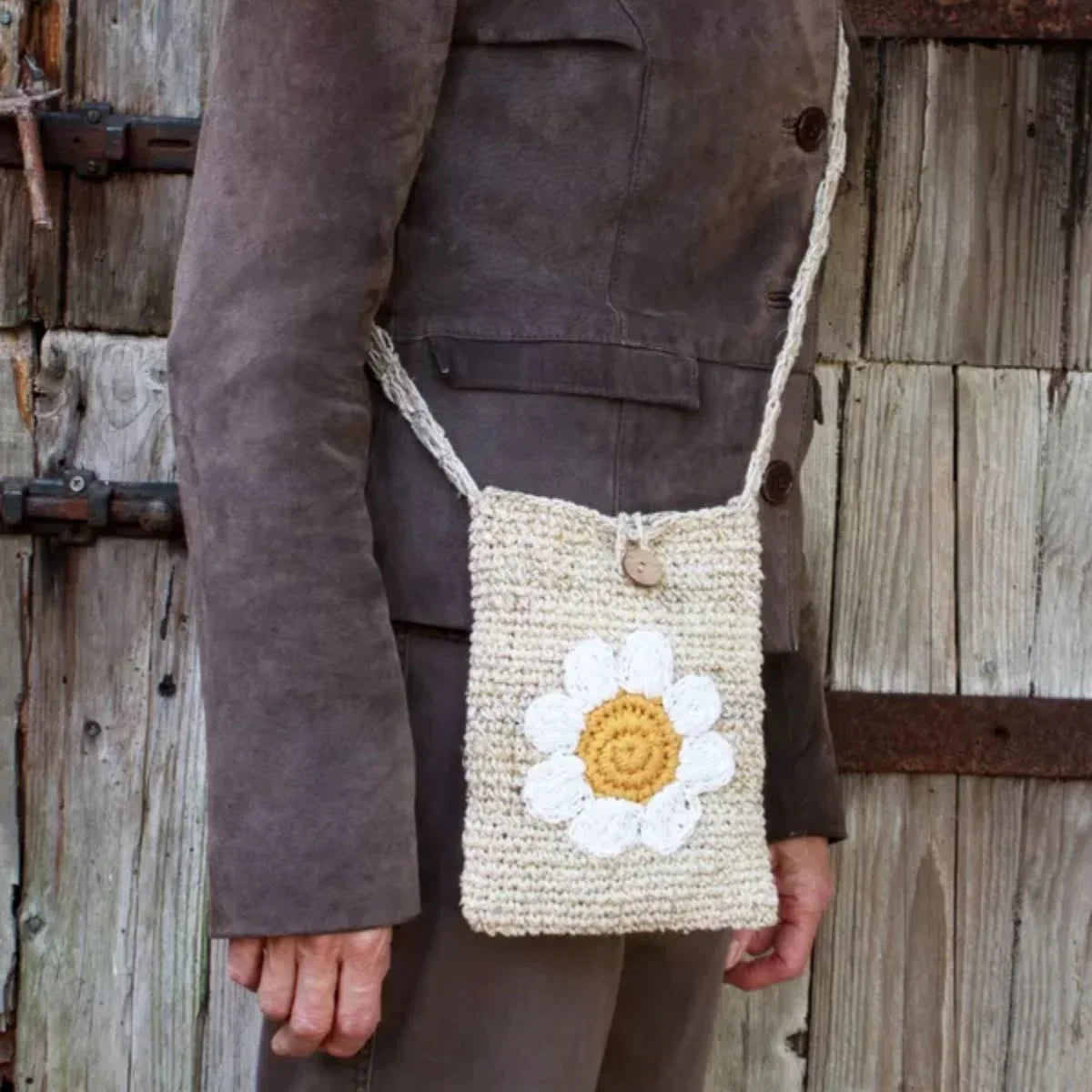 Hemp & Cotton Cross Body Bag