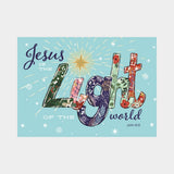 10 Jesus is the Light Christmas Cards
