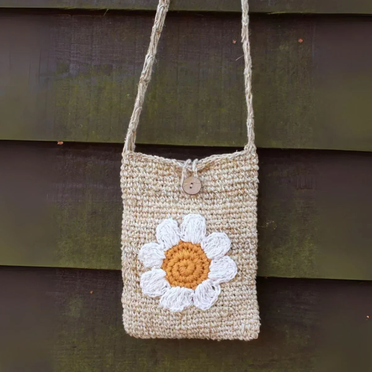 Hemp & Cotton Cross Body Bag