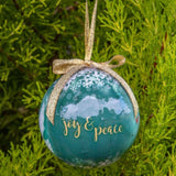 Christmas Peace & Joy Gift Wrap and Bauble