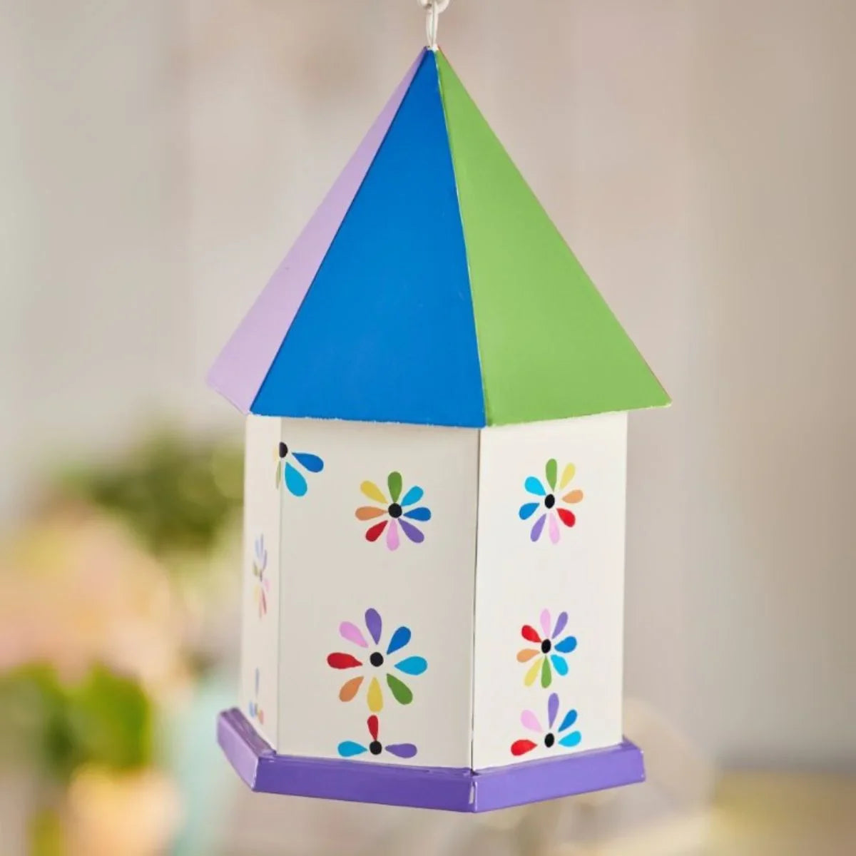 Rainbow Flower Birdhouse