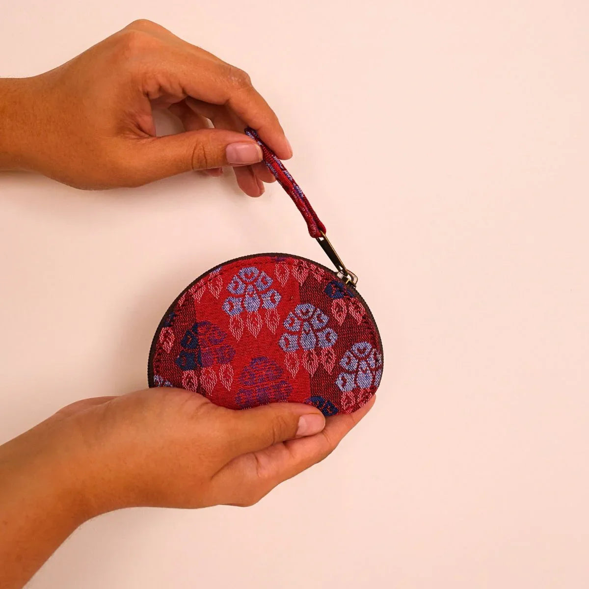 Batik Zip Clutch