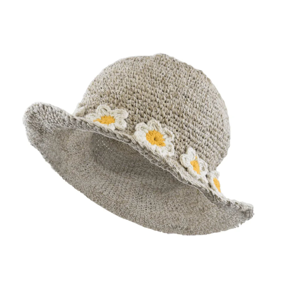 Daisy Chain Cotton Hemp Hat - The Leprosy Mission Shop