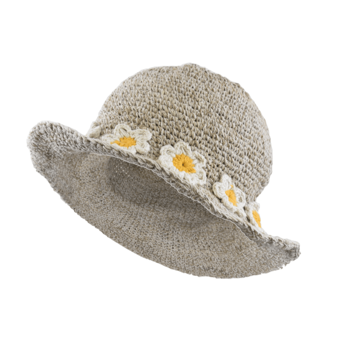 Daisy Chain Cotton Hemp Hat - The Leprosy Mission Shop