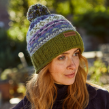 Classic Fairisle Roll Back Bobbie Beanie