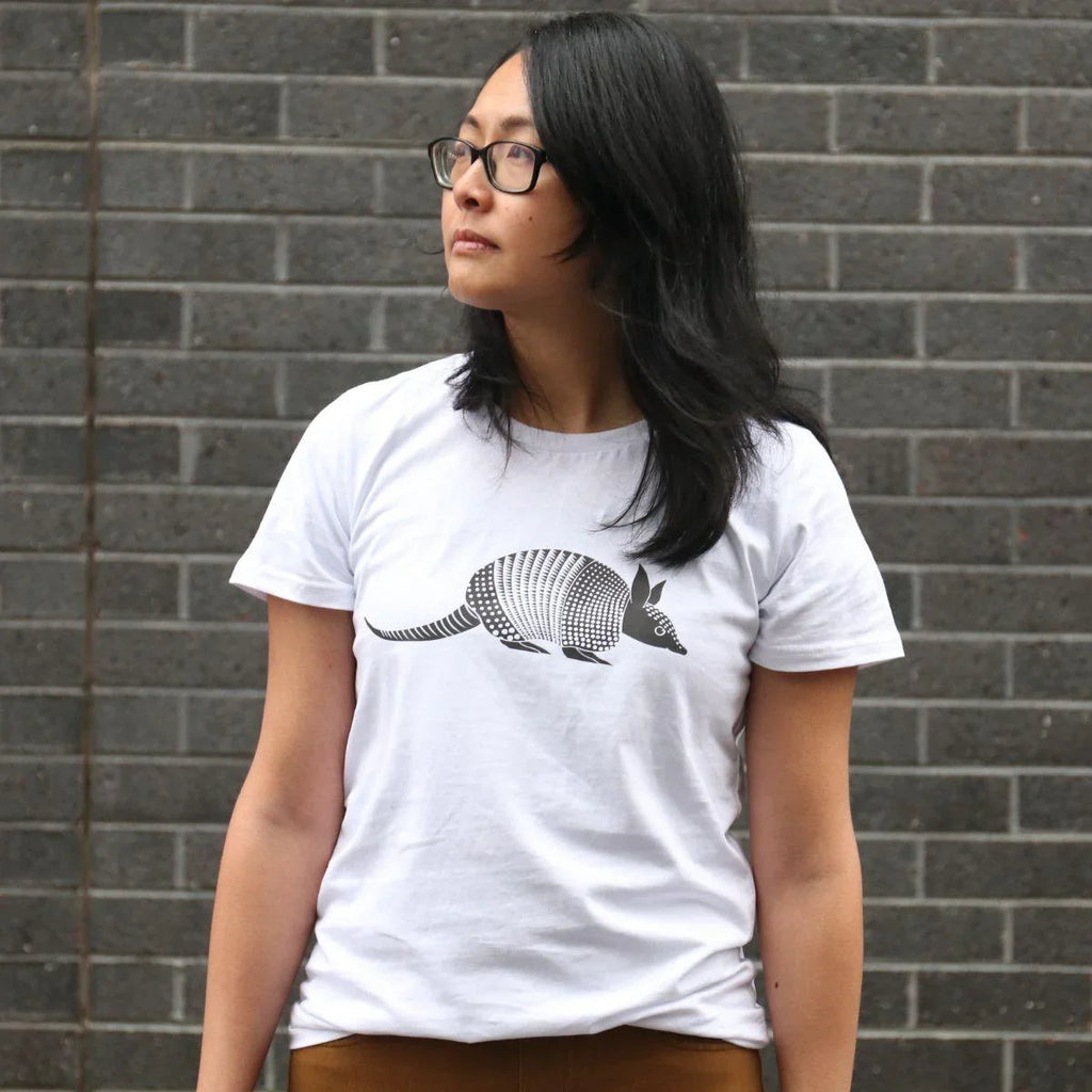 Armadillo 150 year Tshirt- Womens - The Leprosy Mission Shop
