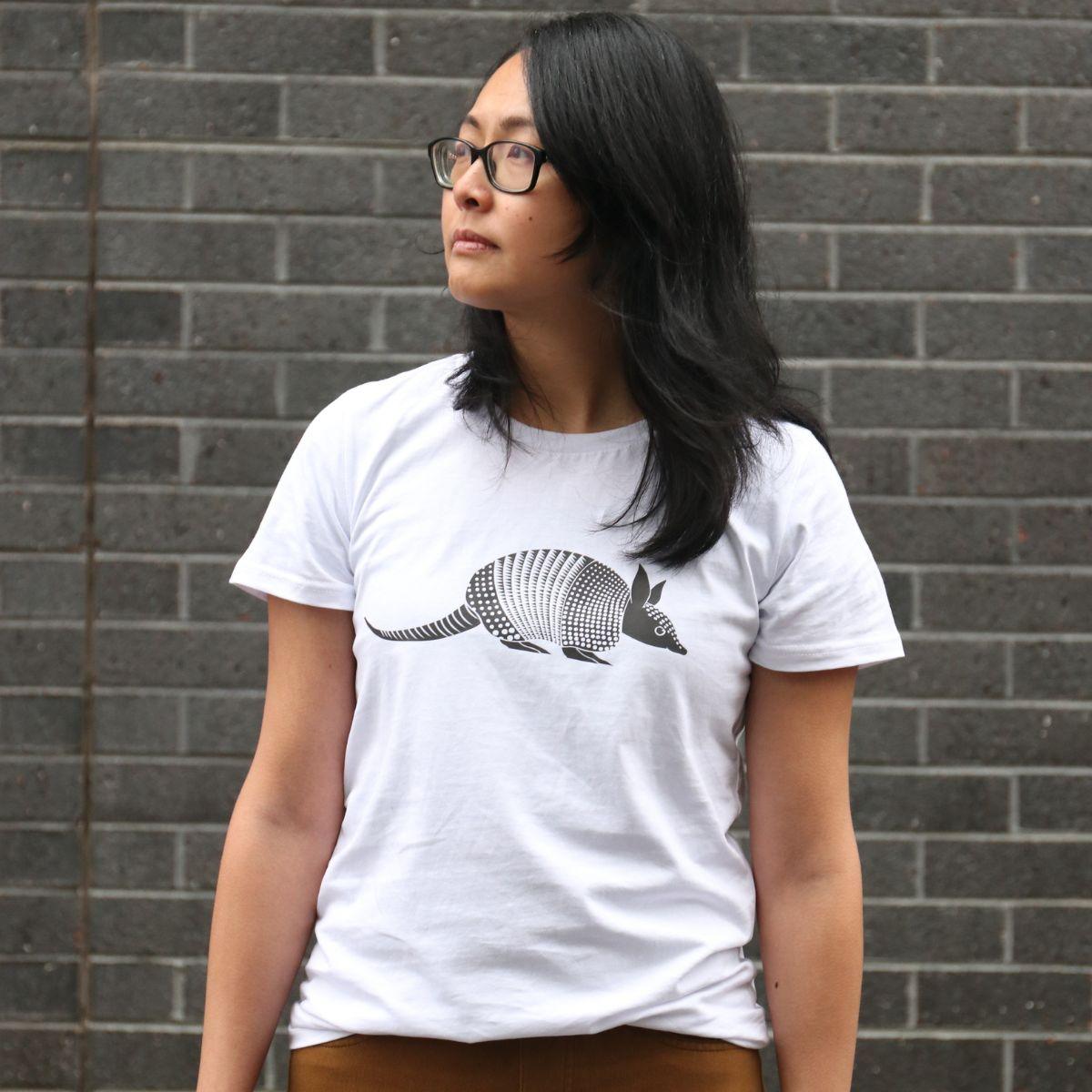 Armadillo 150 year Tshirt- Womens - The Leprosy Mission Shop