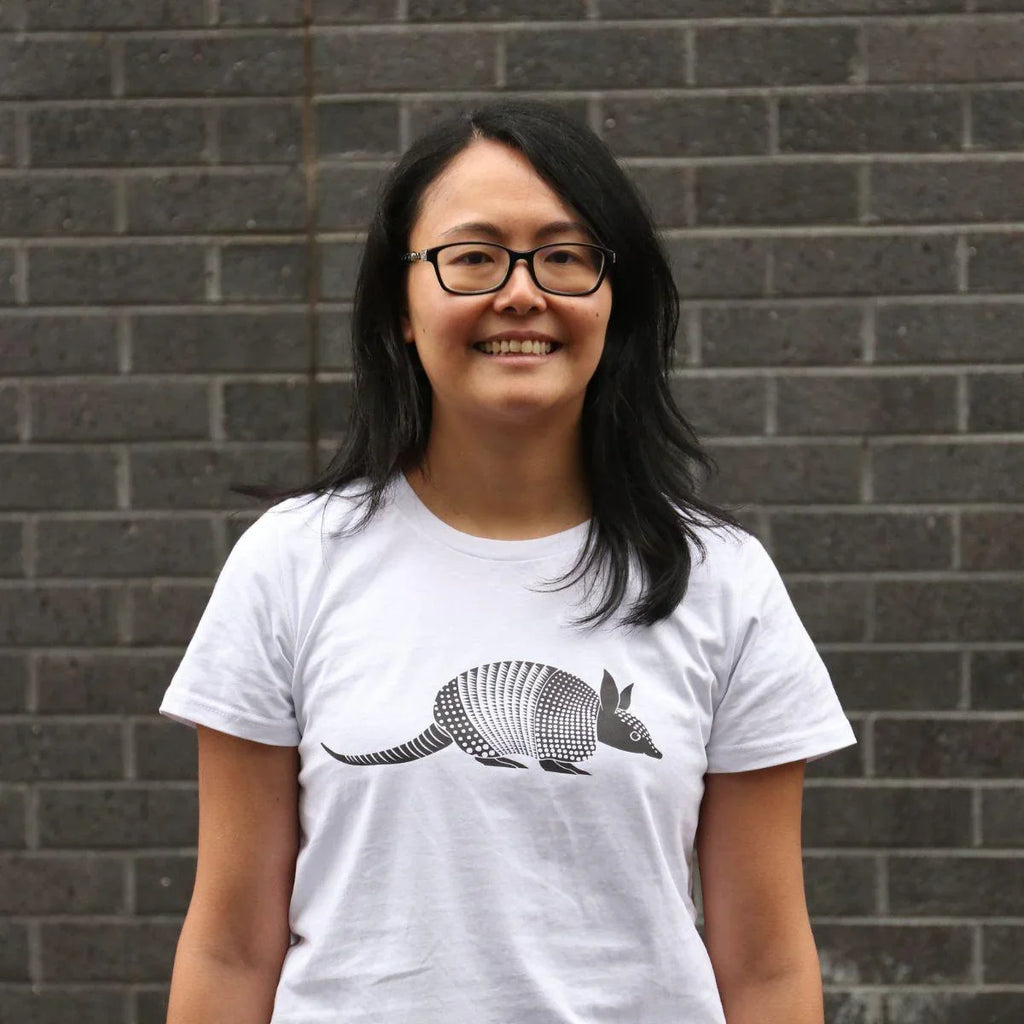 Armadillo 150 year Tshirt- Womens - The Leprosy Mission Shop