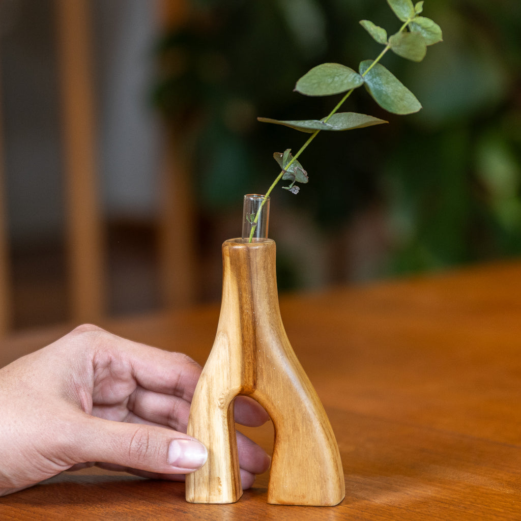 Tomo Wooden Vase
