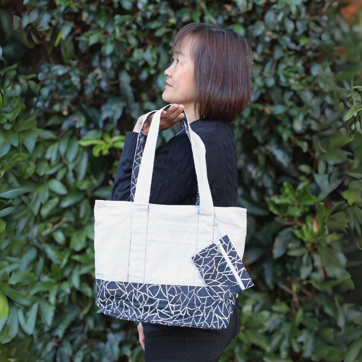Block Canvas Bag - The Leprosy Mission Shop