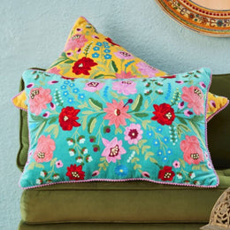 Rajkamal Velvet Cushion Cover