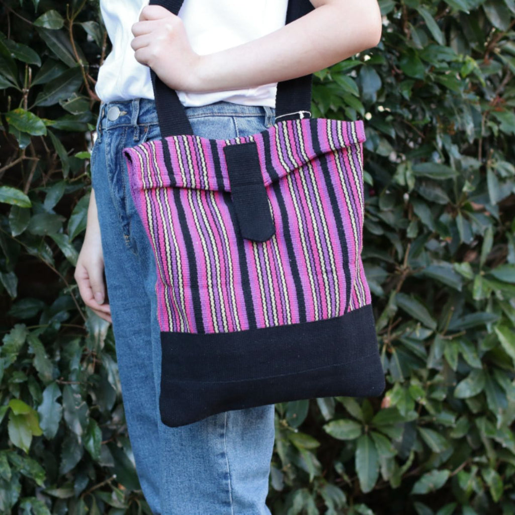 Handwoven Tape Bag