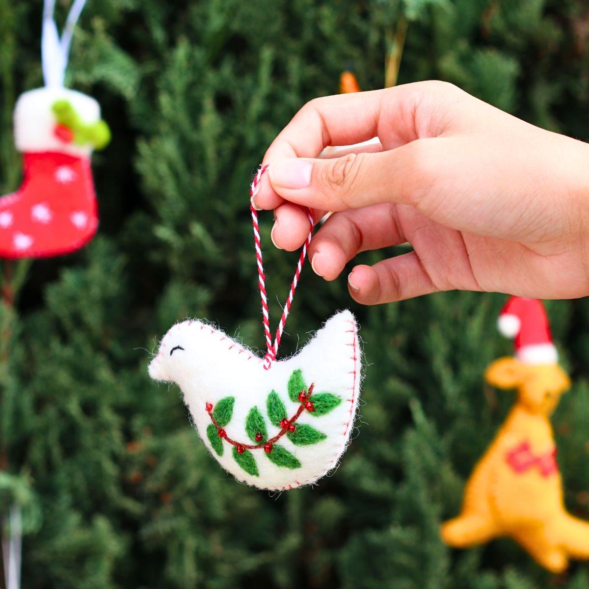 White Dove Ornament - The Leprosy Mission Shop