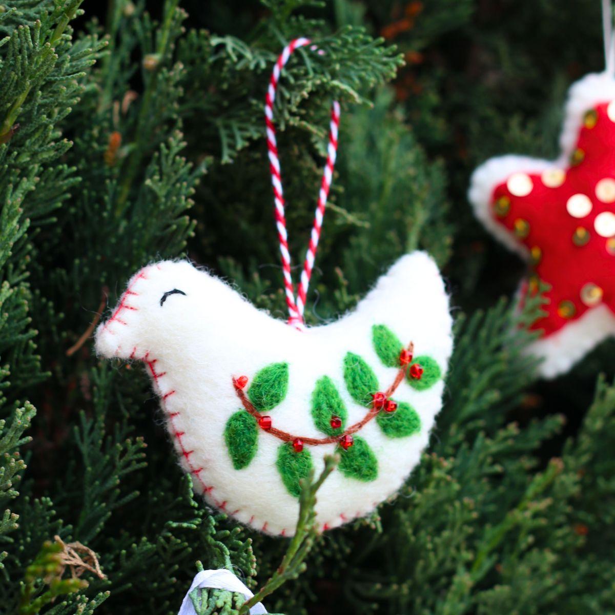 White Dove Ornament - The Leprosy Mission Shop