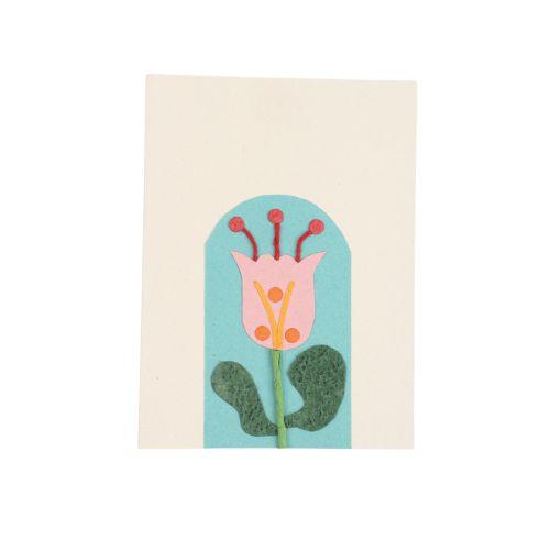 Floral Paper Greeting Card