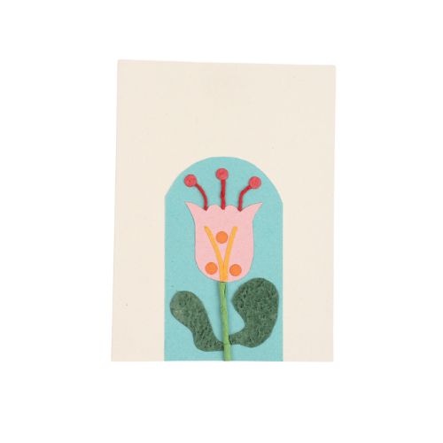 Floral Paper Greeting Card