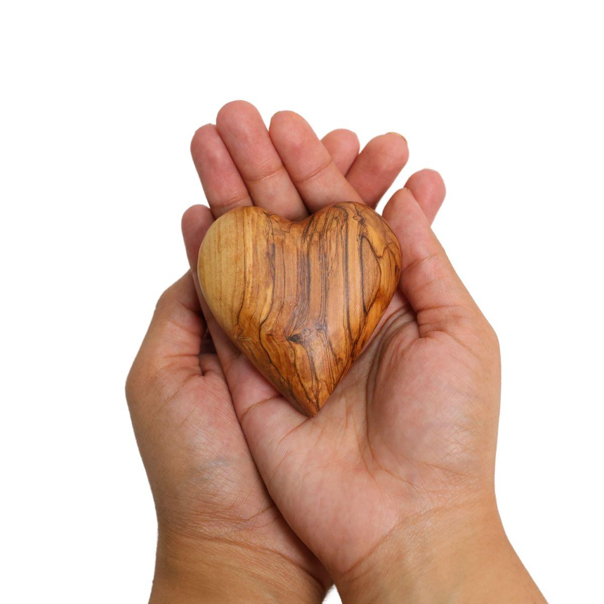 Olive Wood Heart