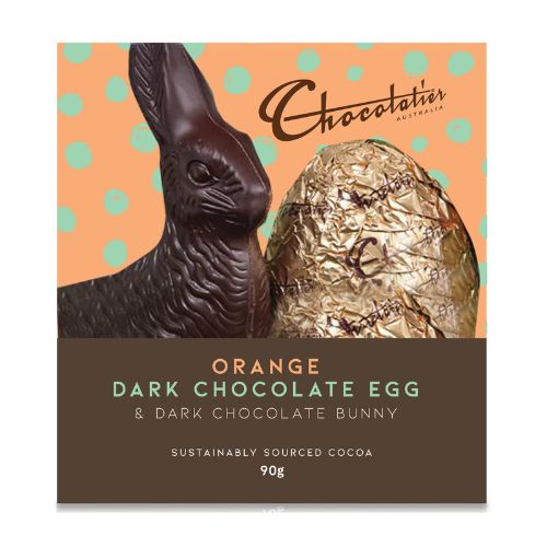 Orange Dark Chocolate Egg & Bunny