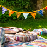 Upcycled Flags Garland