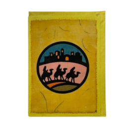 Three Kings Batik Card