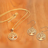 Tree of Life Necklace & Earrings Set