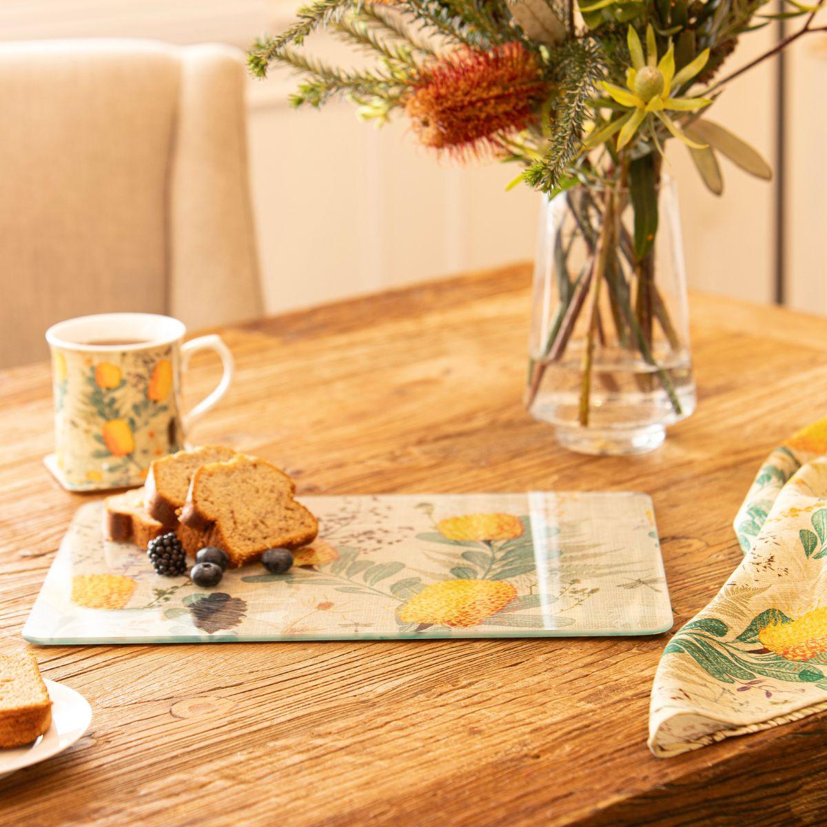 Golden Banksia 6pk Placemat