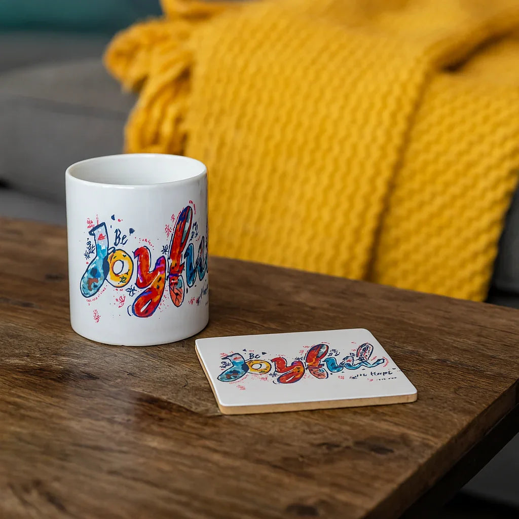 Joyful Mug & Coaster Set