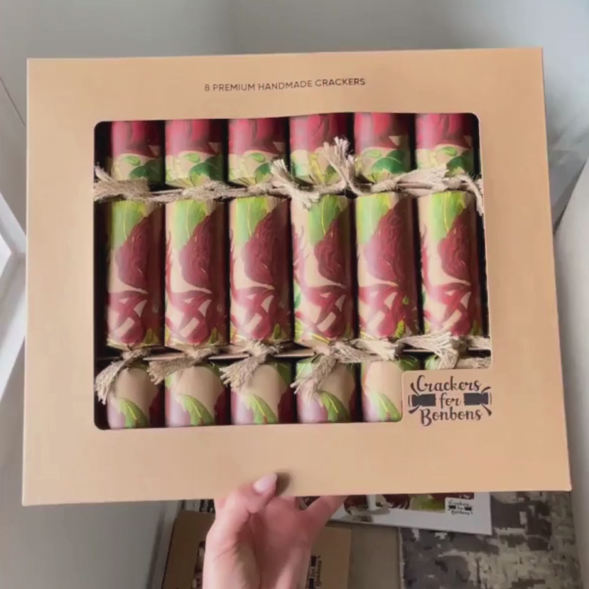 Eco Friendly Waratah BonBon Crackers